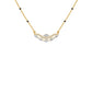 Wavy Marquise Diamond Mangalsutra 18 KT / Yellow Gold
