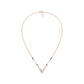 Butterfly Bliss Diamond Mangalsutra 18 KT / Rose Gold