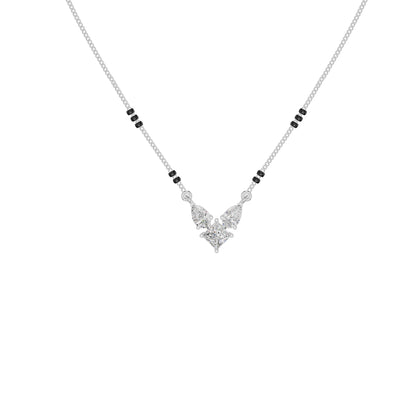 Butterfly Bliss Diamond Mangalsutra 18 KT / White Gold