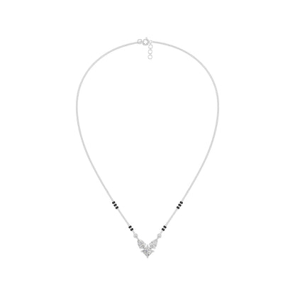 Butterfly Bliss Diamond Mangalsutra 18 KT / White Gold