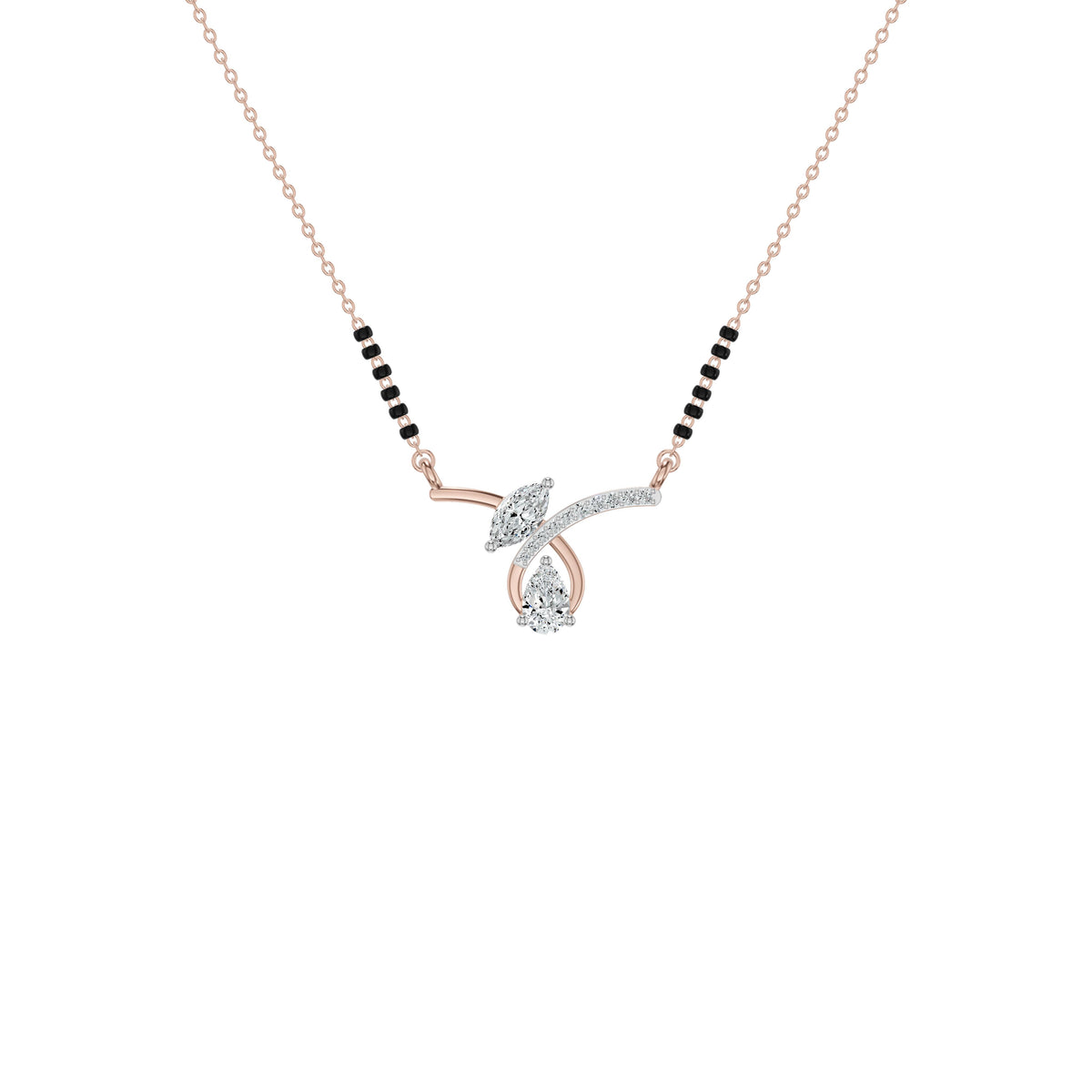 Floravique Diamond Mangalsutra