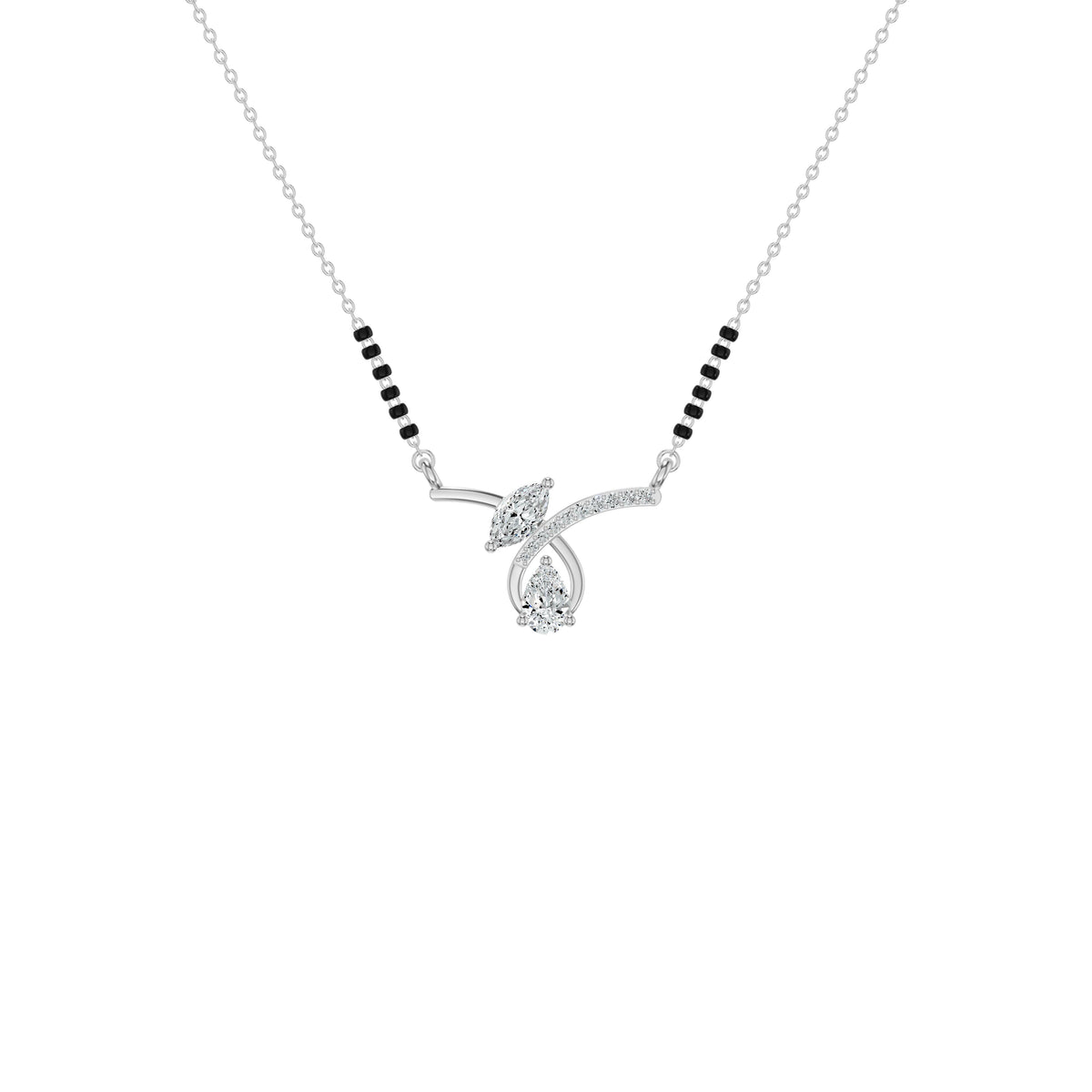 Floravique Diamond Mangalsutra