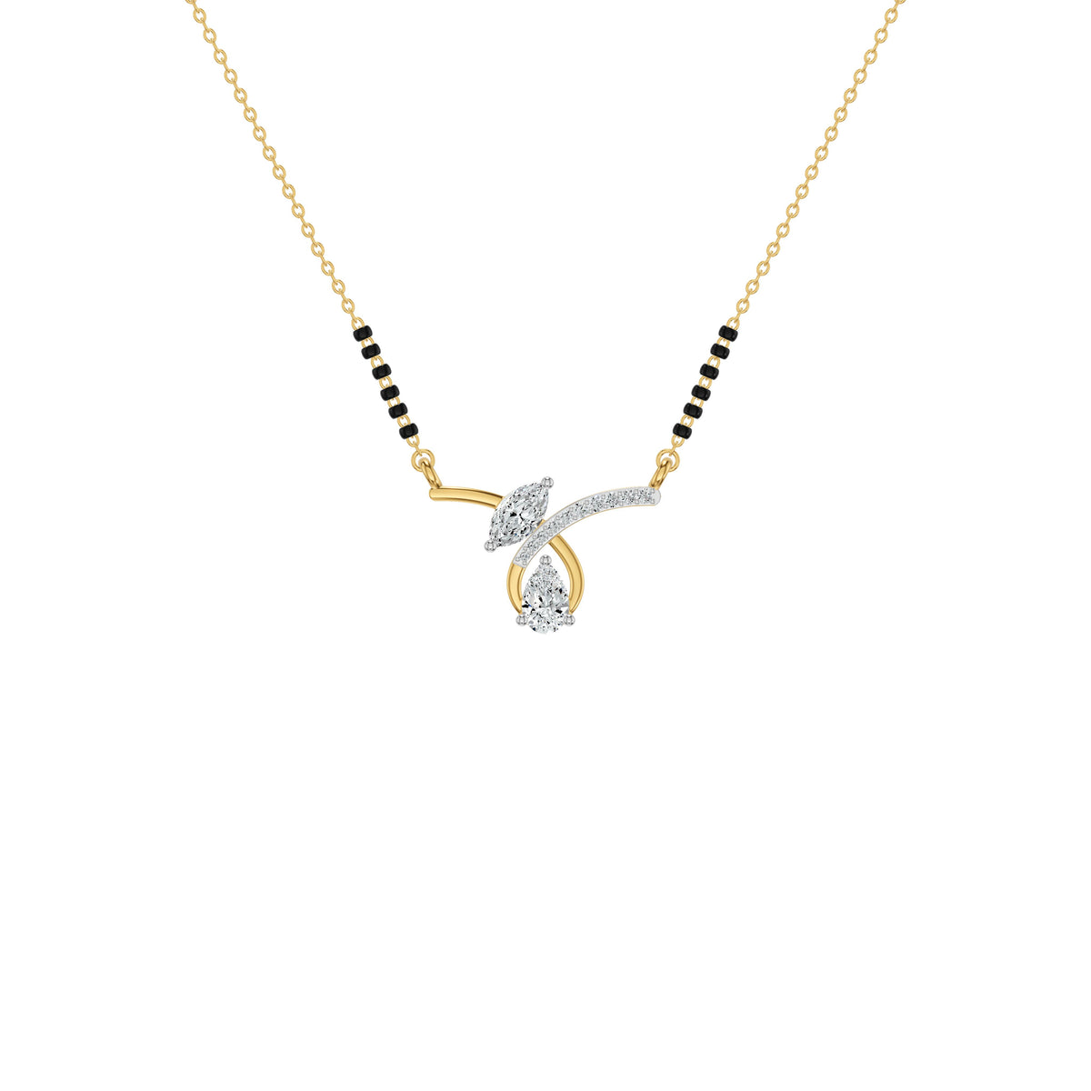 Floravique Diamond Mangalsutra