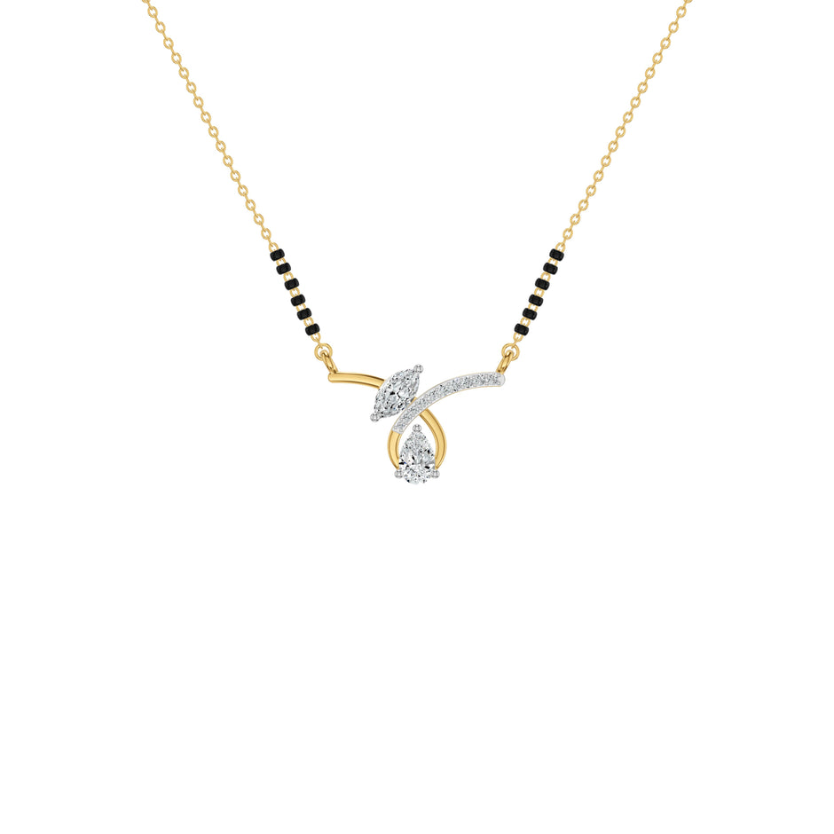 Floravique Diamond Mangalsutra
