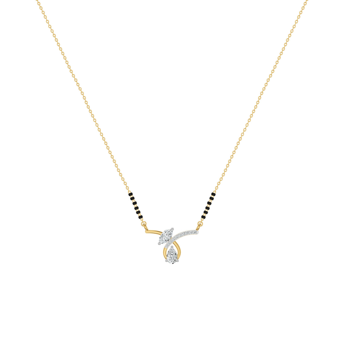 Floravique Diamond Mangalsutra