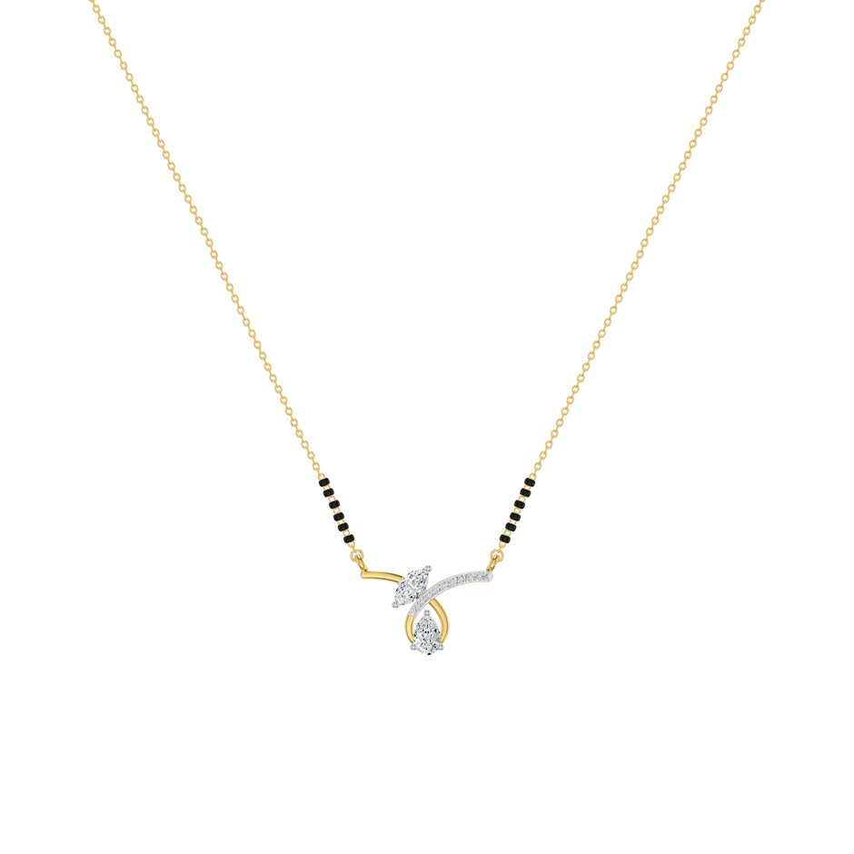 Floravique Diamond Mangalsutra