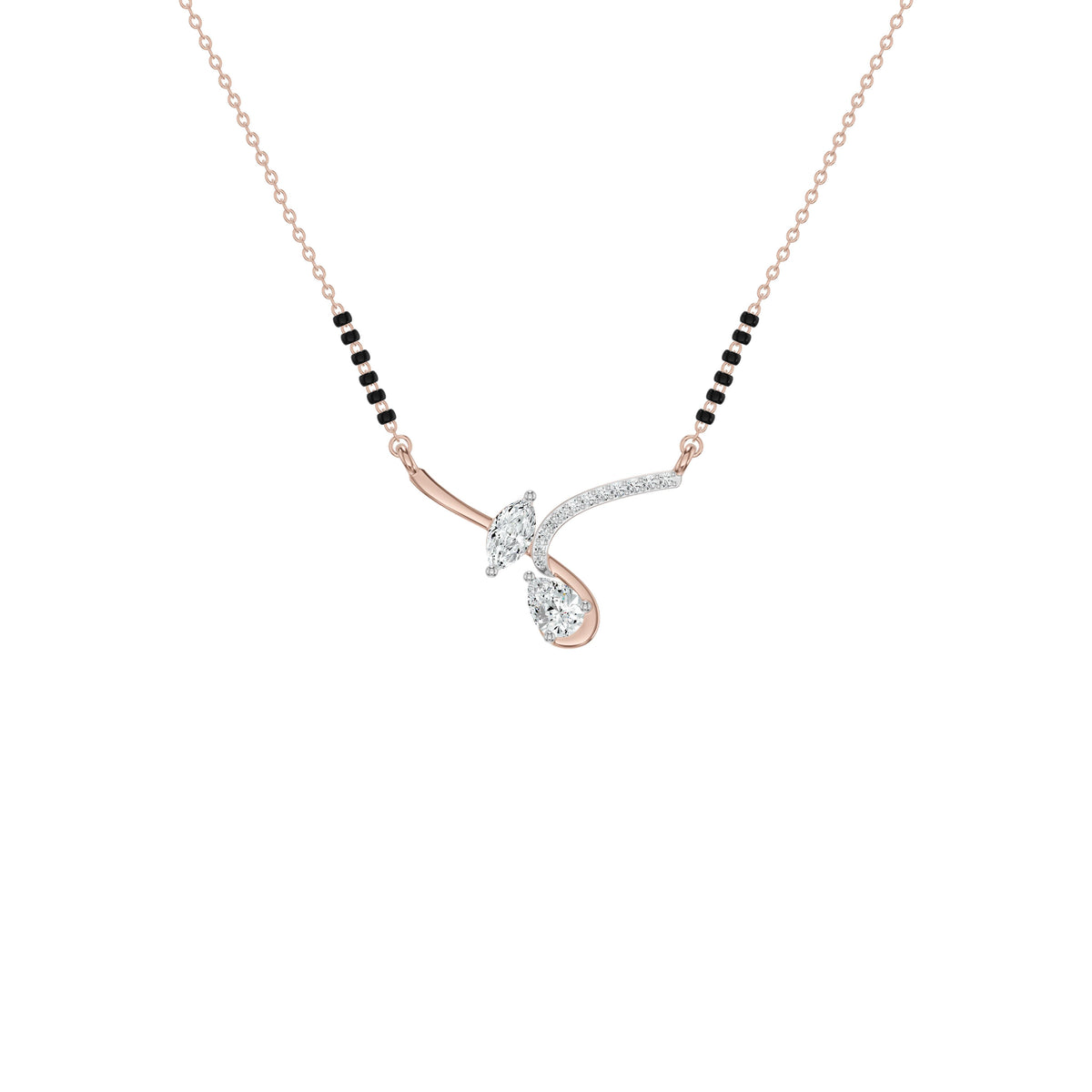 Lunavique Diamond Mangalsutra