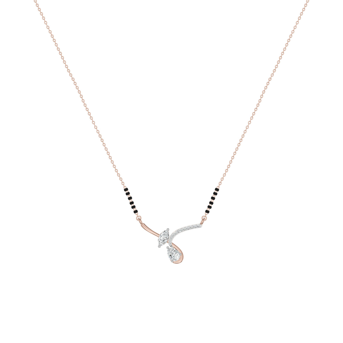Lunavique Diamond Mangalsutra