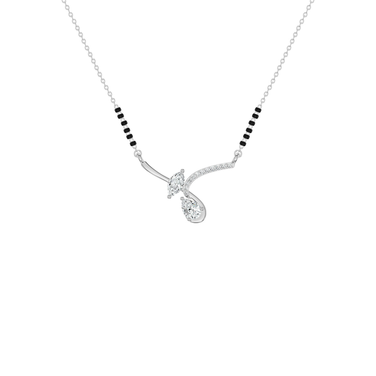 Lunavique Diamond Mangalsutra