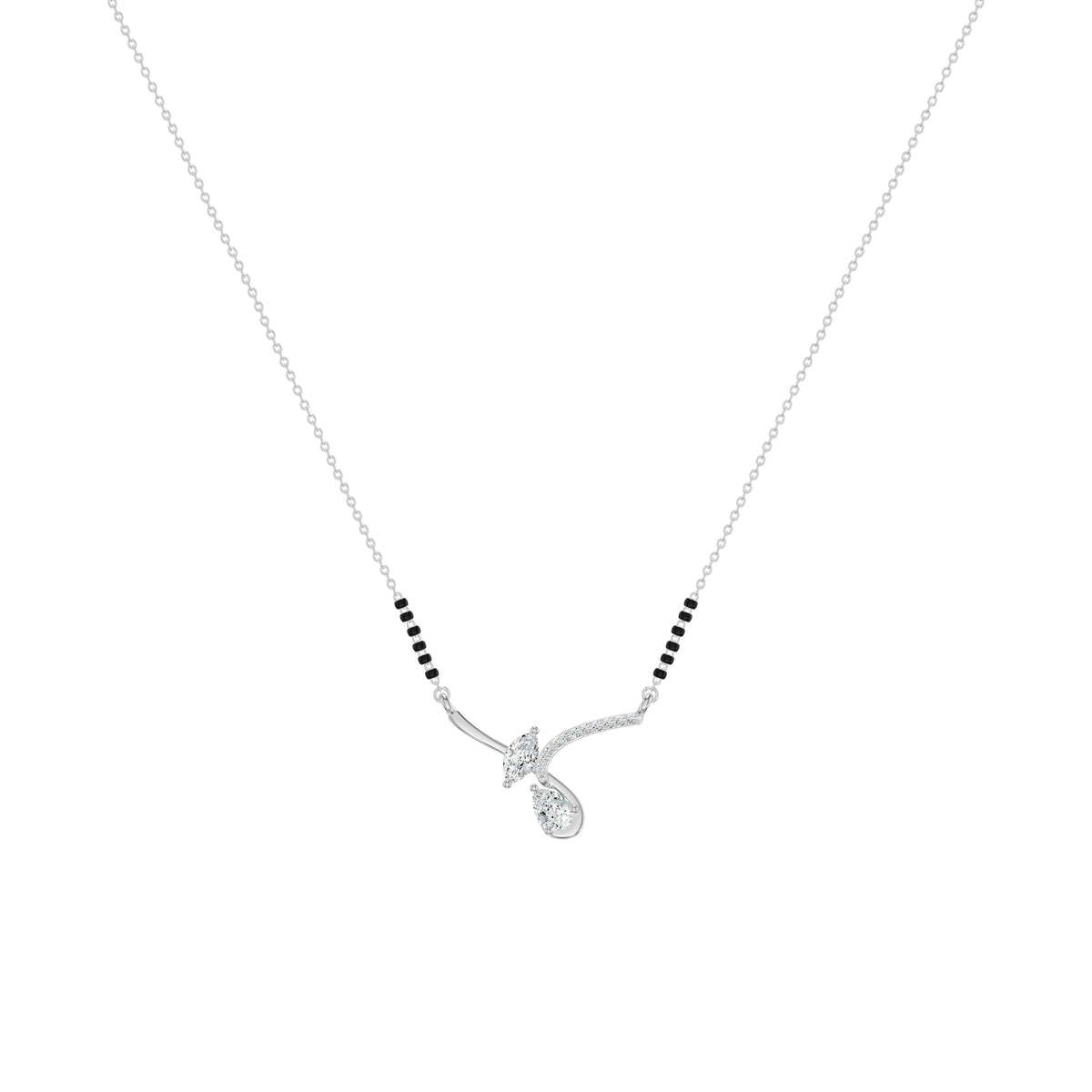Lunavique Diamond Mangalsutra