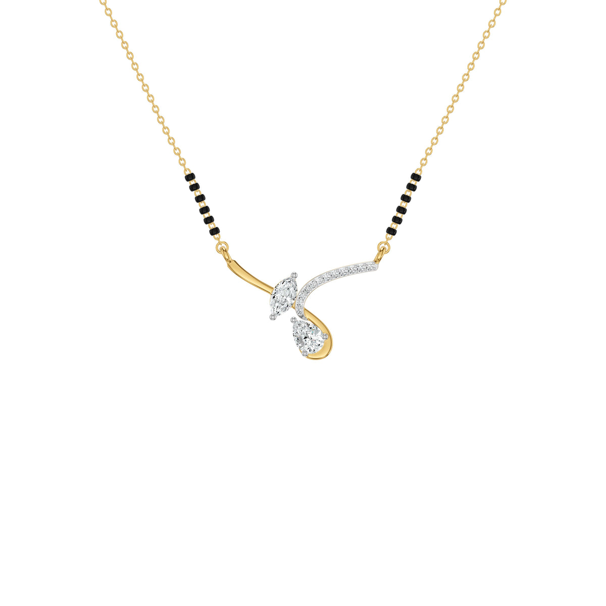 Lunavique Diamond Mangalsutra