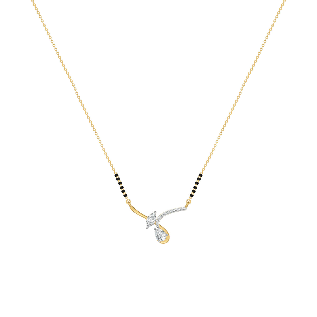 Lunavique Diamond Mangalsutra