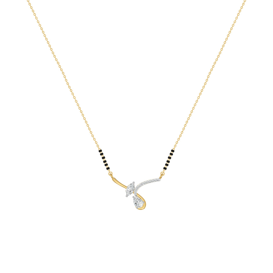 Lunavique Diamond Mangalsutra