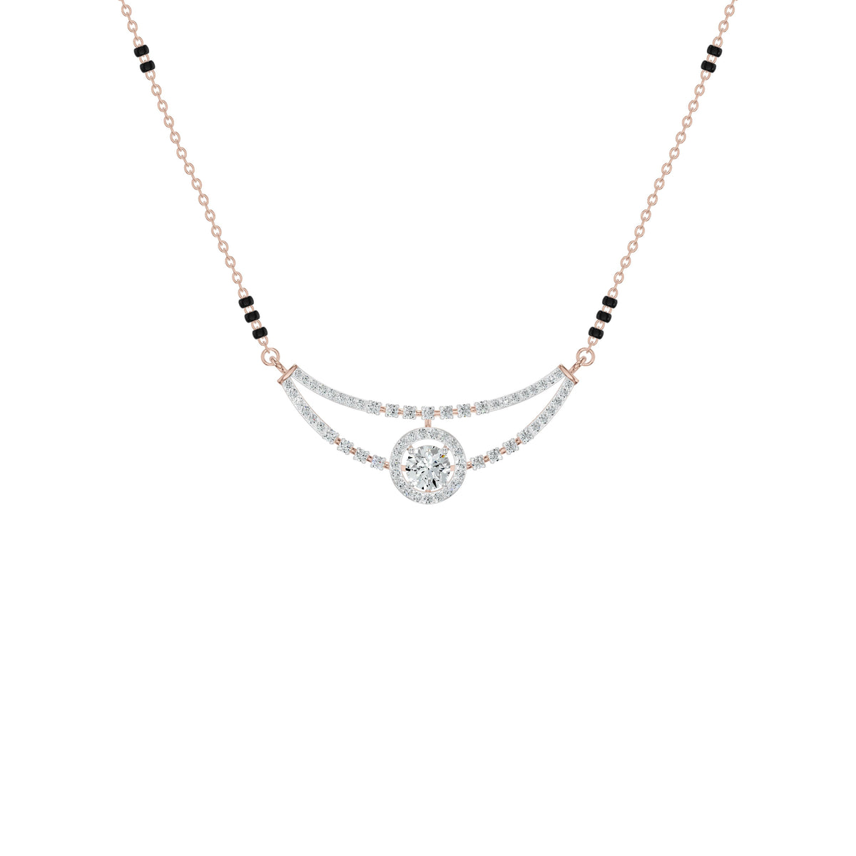 Seravelle Arc Diamond Mangalsutra