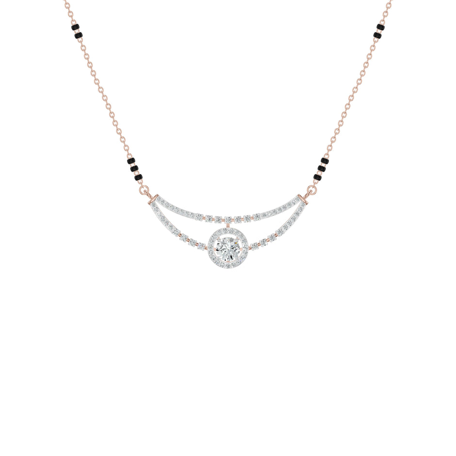 Seravelle Arc Diamond Mangalsutra