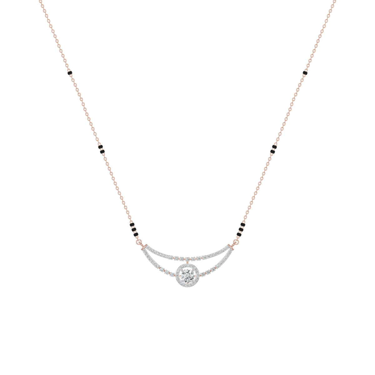 Seravelle Arc Diamond Mangalsutra