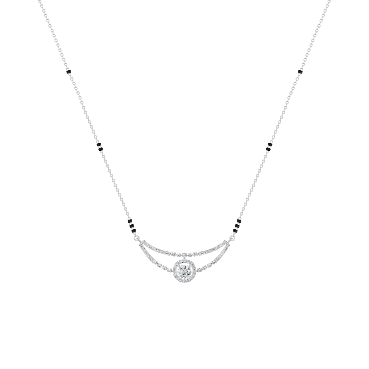 Seravelle Arc Diamond Mangalsutra