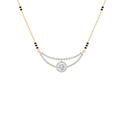 Seravelle Arc Diamond Mangalsutra