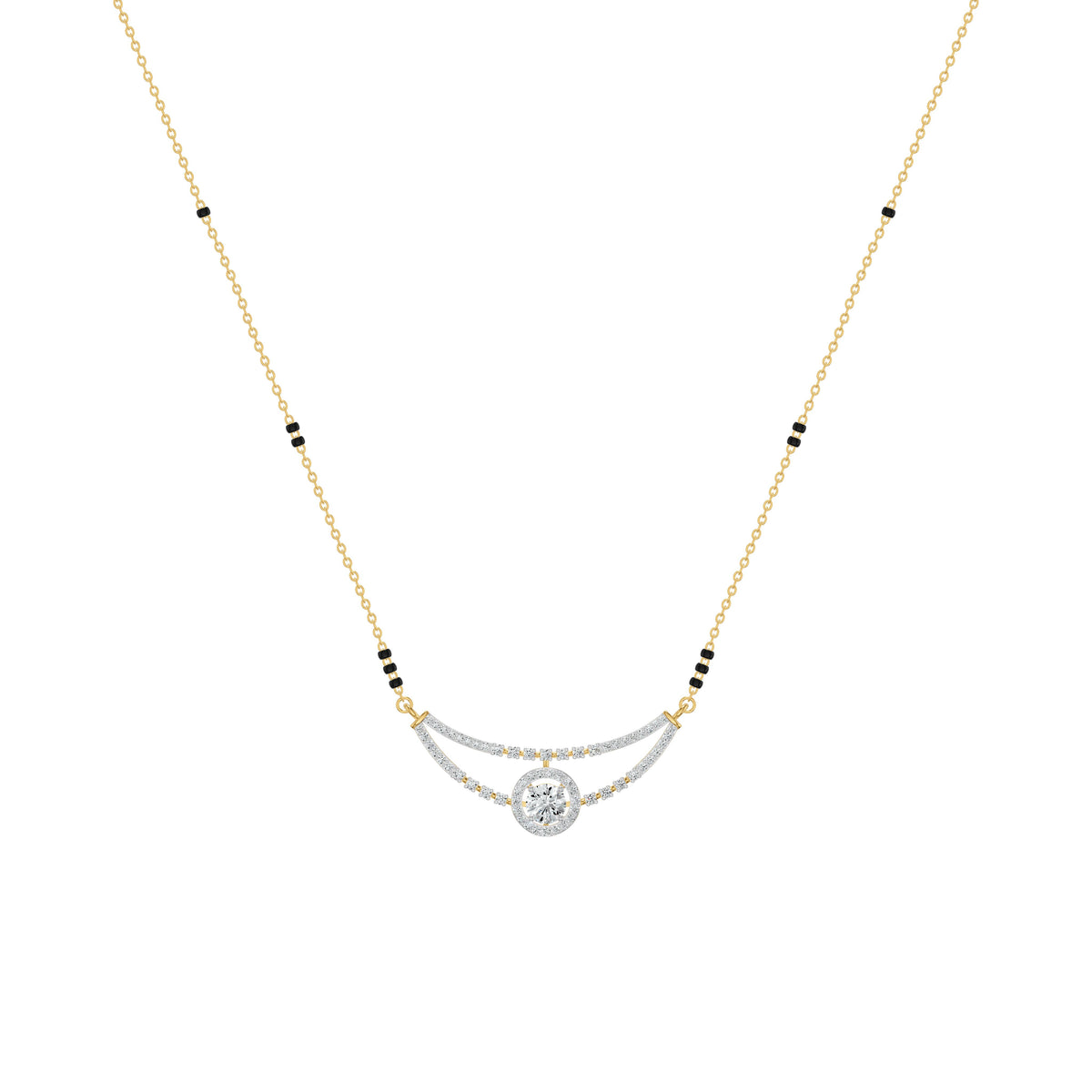 Seravelle Arc Diamond Mangalsutra