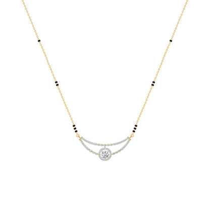 Seravelle Arc Diamond Mangalsutra