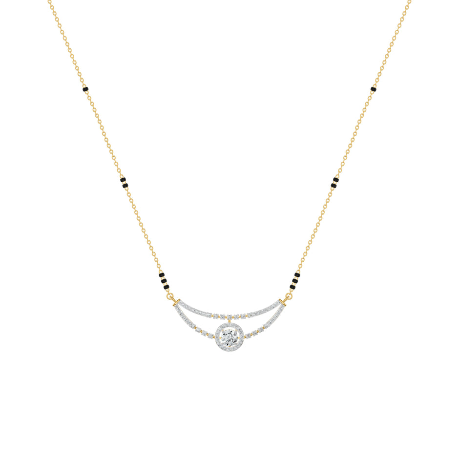 Seravelle Arc Diamond Mangalsutra
