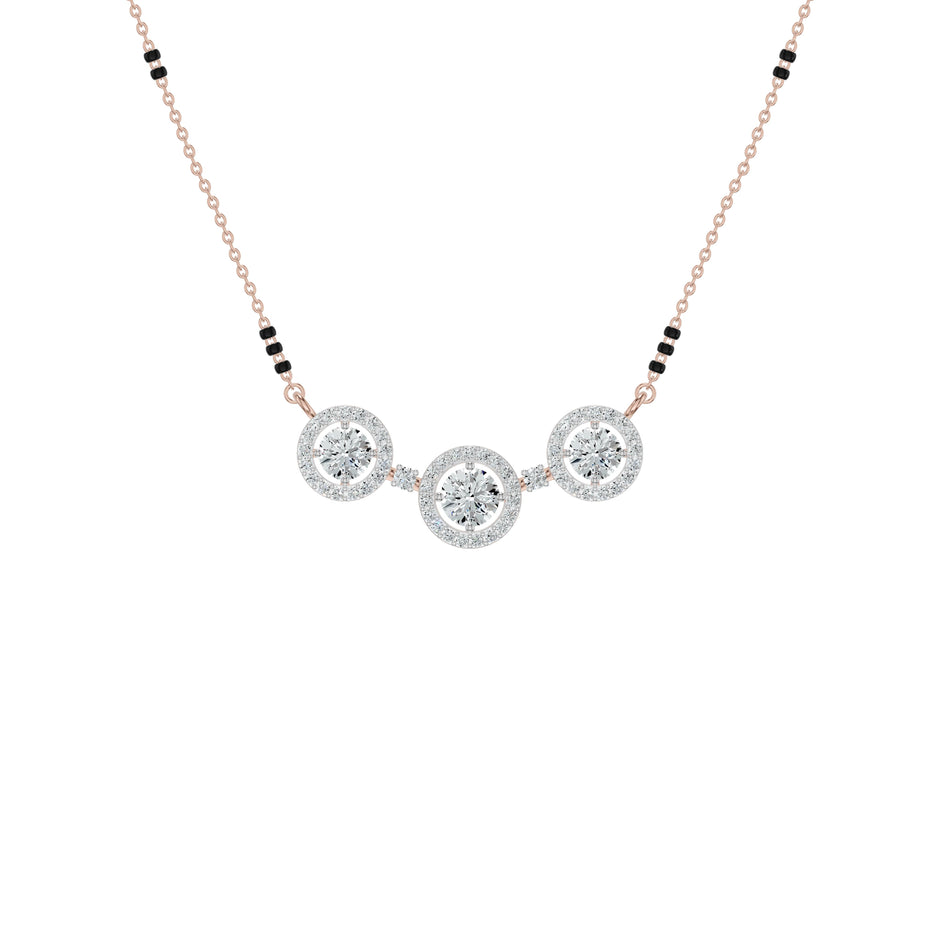 Trilunara Diamond Mangalsutra
