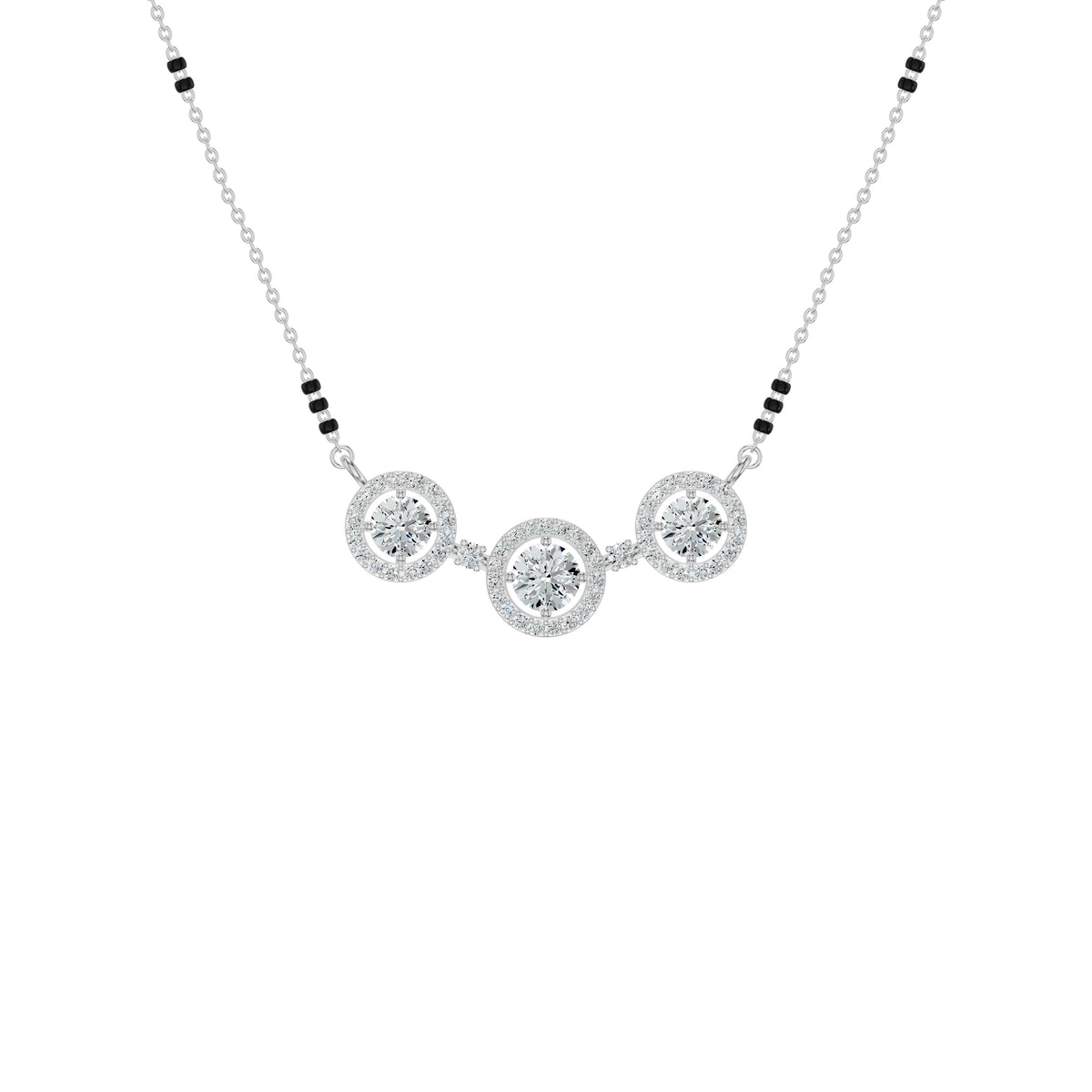 Trilunara Diamond Mangalsutra