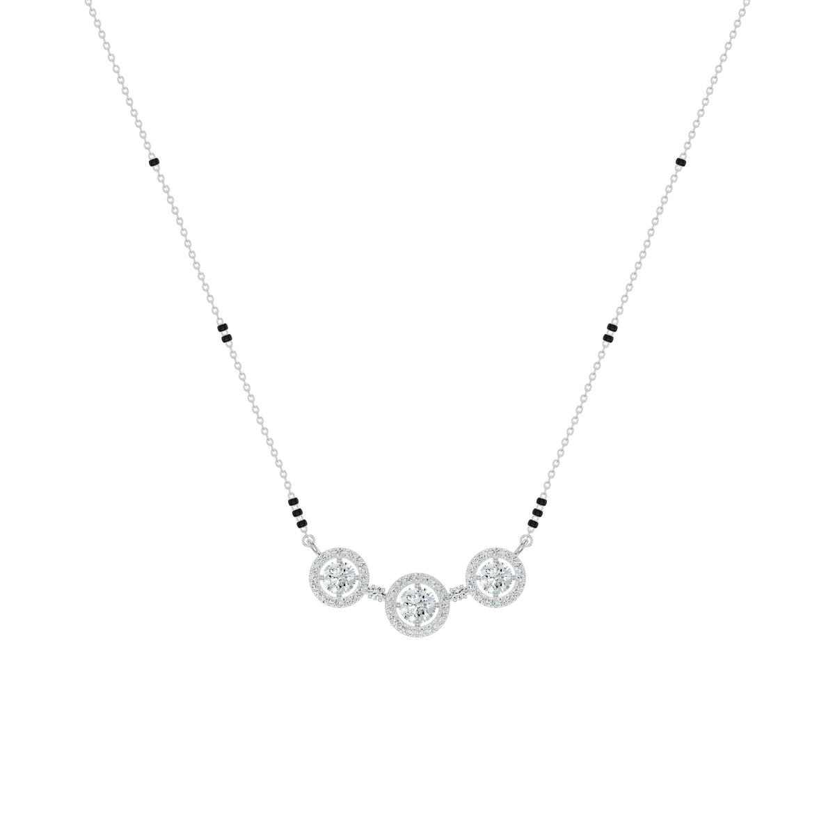 Trilunara Diamond Mangalsutra