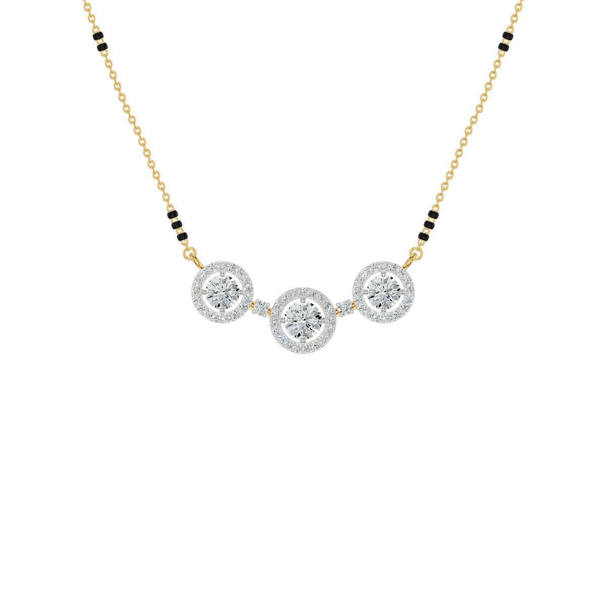 Trilunara Diamond Mangalsutra