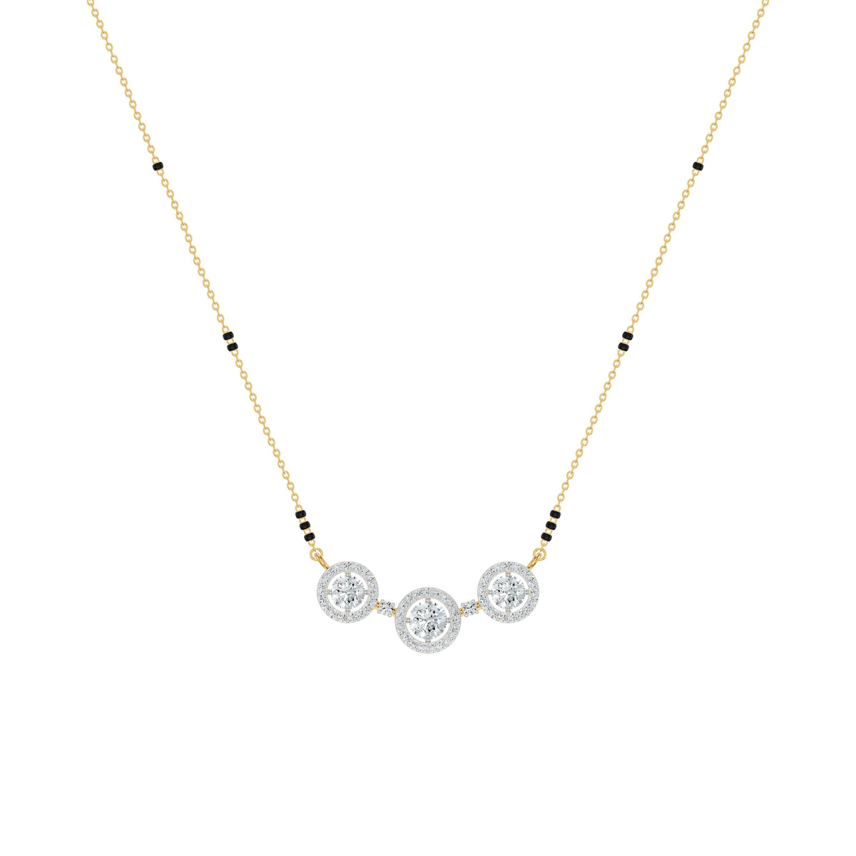 Trilunara Diamond Mangalsutra