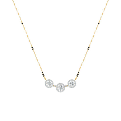 Trilunara Diamond Mangalsutra