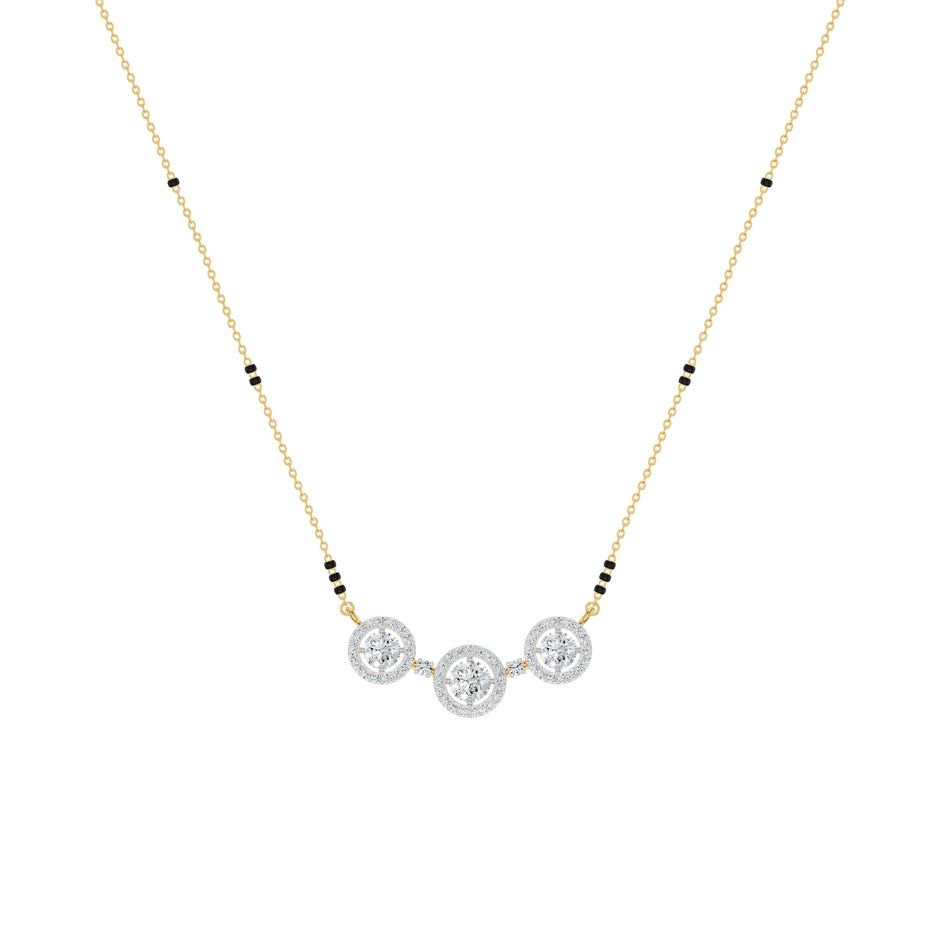 Trilunara Diamond Mangalsutra