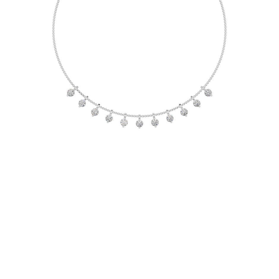 DZ-KN704923 18 KT / White Gold