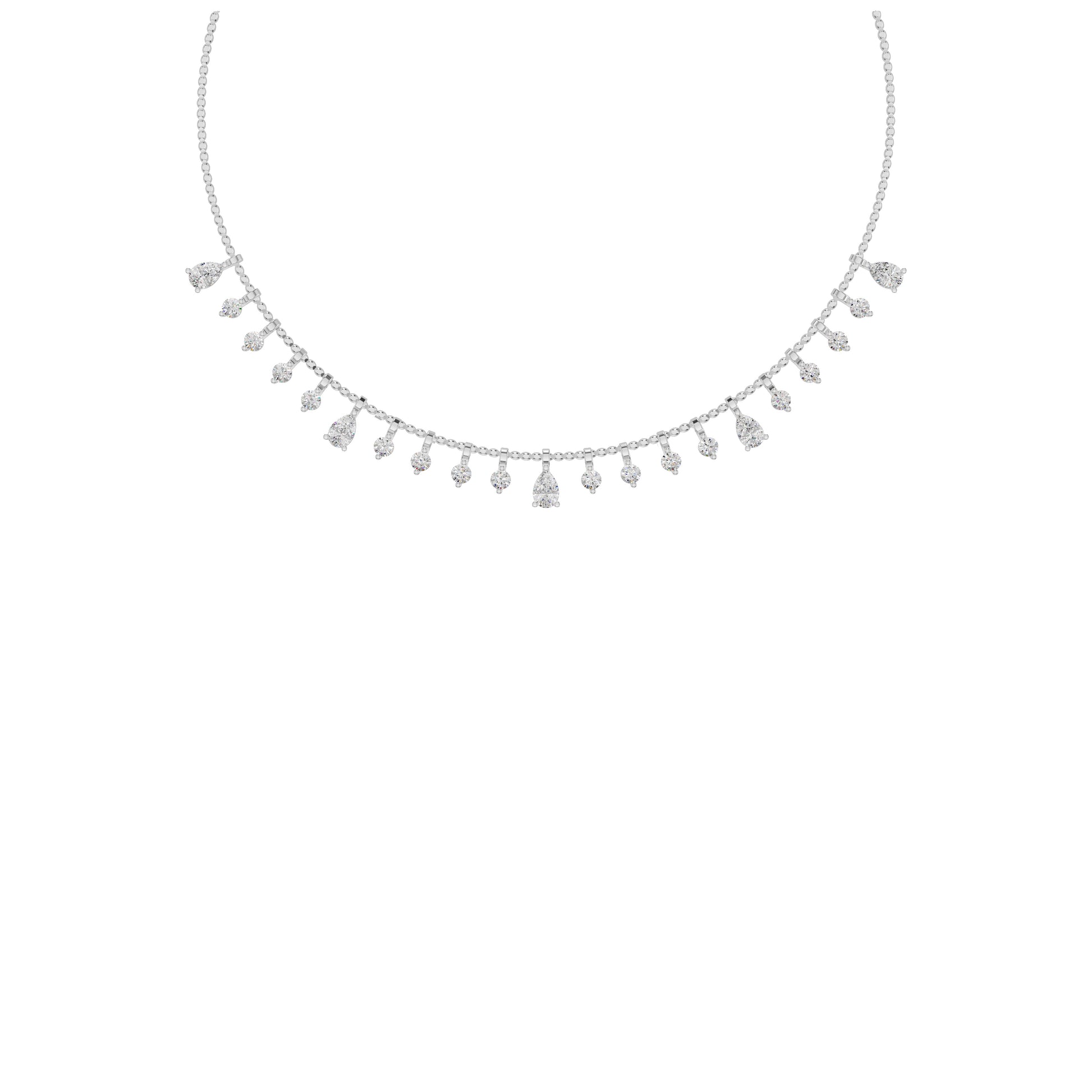 DZ-KN704928 18 KT / White Gold