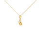 Tri-Tone Interlinked Pendant