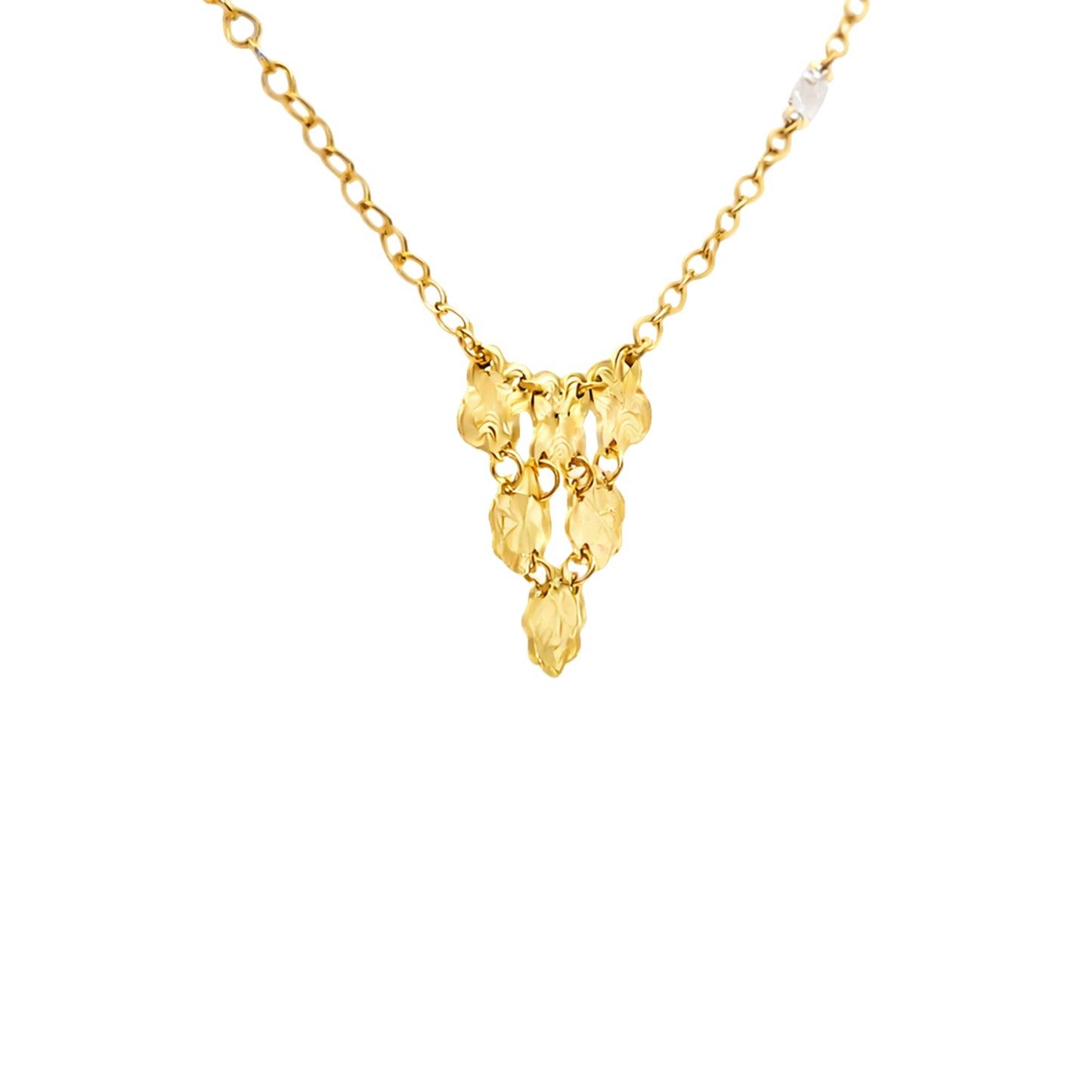 Cluster Blossom Gold Necklace
