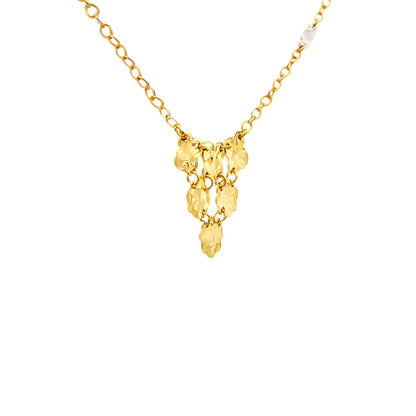 Cluster Blossom Gold Necklace