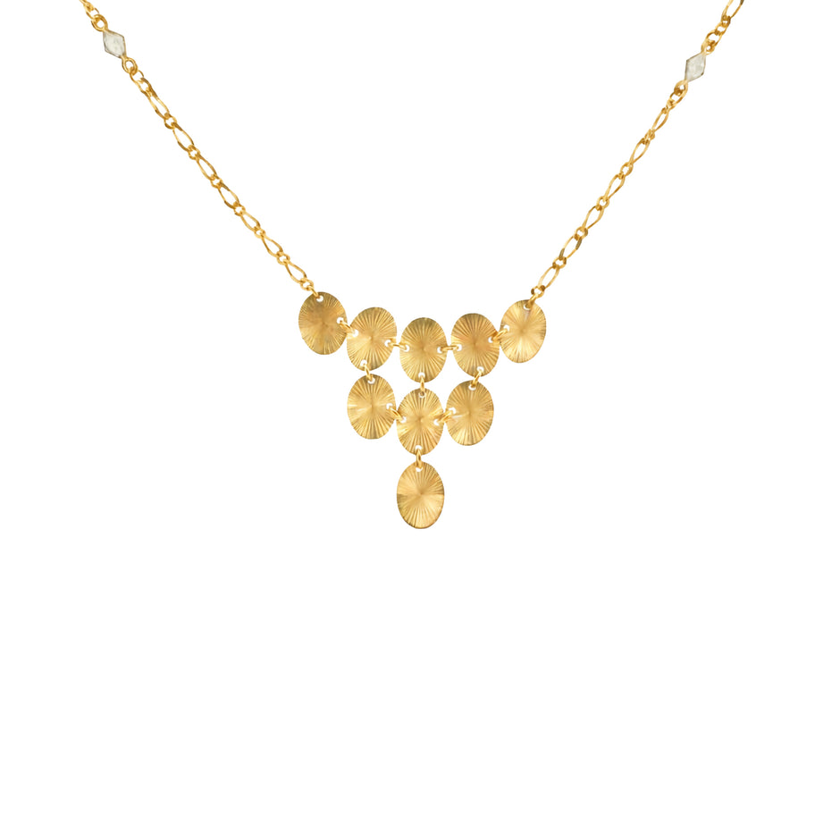 Sunburst Gold Necklace