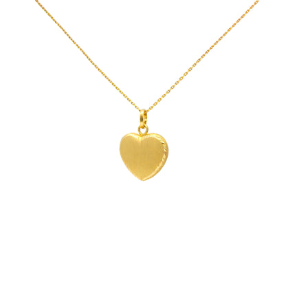 Classic Heart Gold Pendant