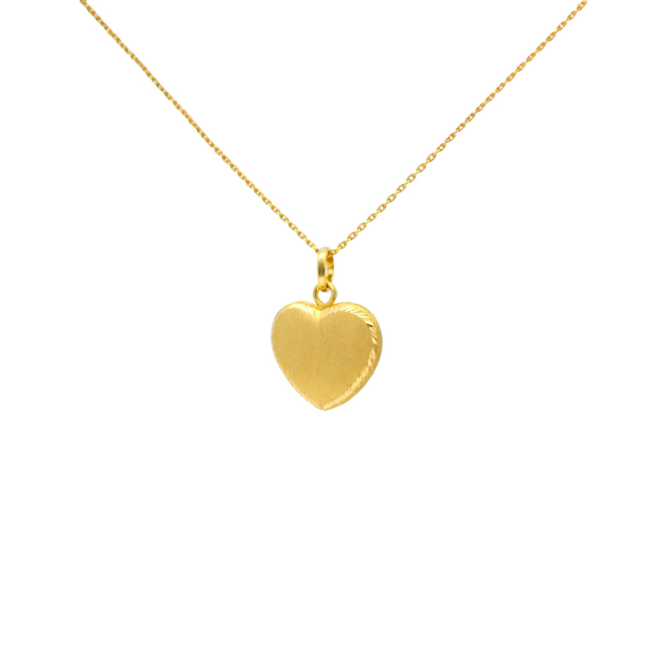Classic Heart Gold Pendant