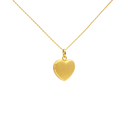 Classic Heart Gold Pendant