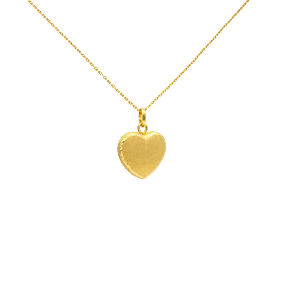 Classic Heart Gold Pendant