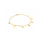 Charm Dangle Gold Bracelet