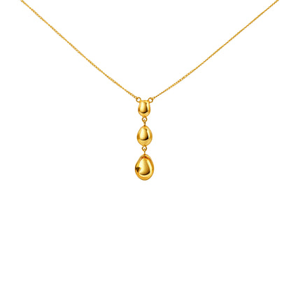 Golden Cascade Gold Necklace