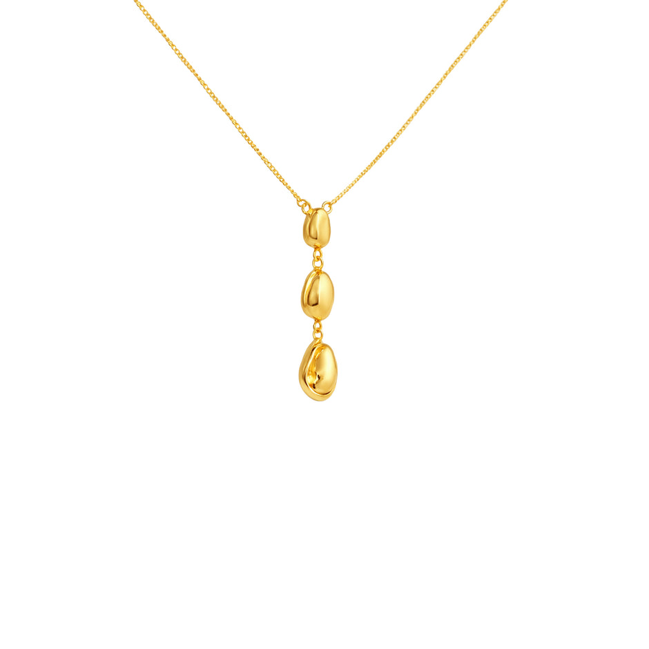 Golden Cascade Gold Necklace