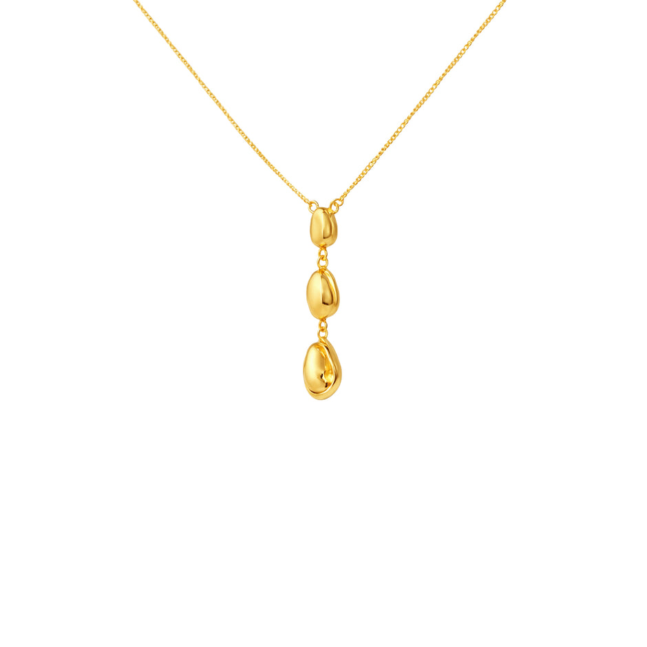 Golden Cascade Gold Necklace