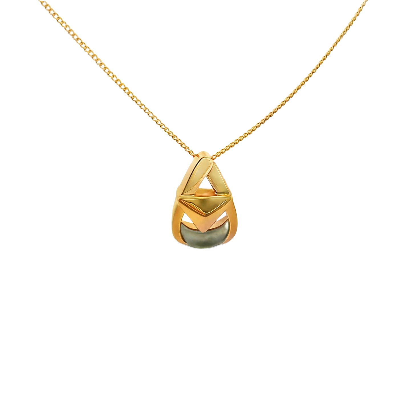 TriAura Gold Necklace