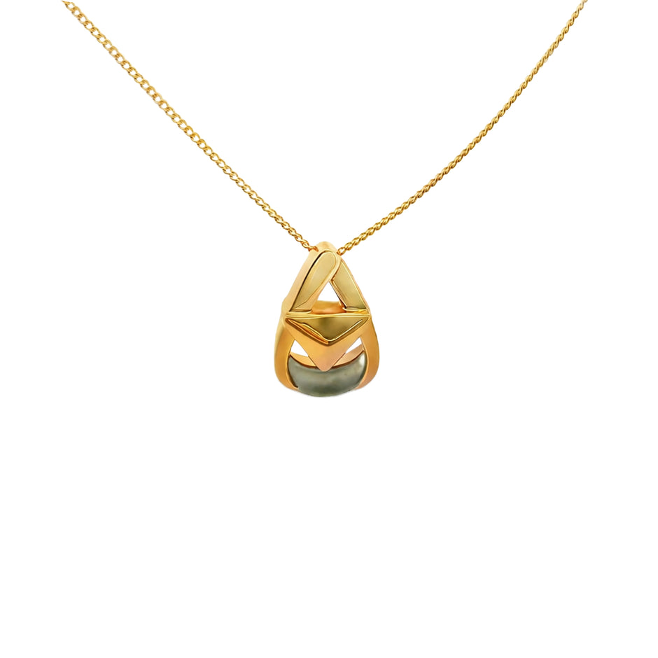 TriAura Gold Necklace