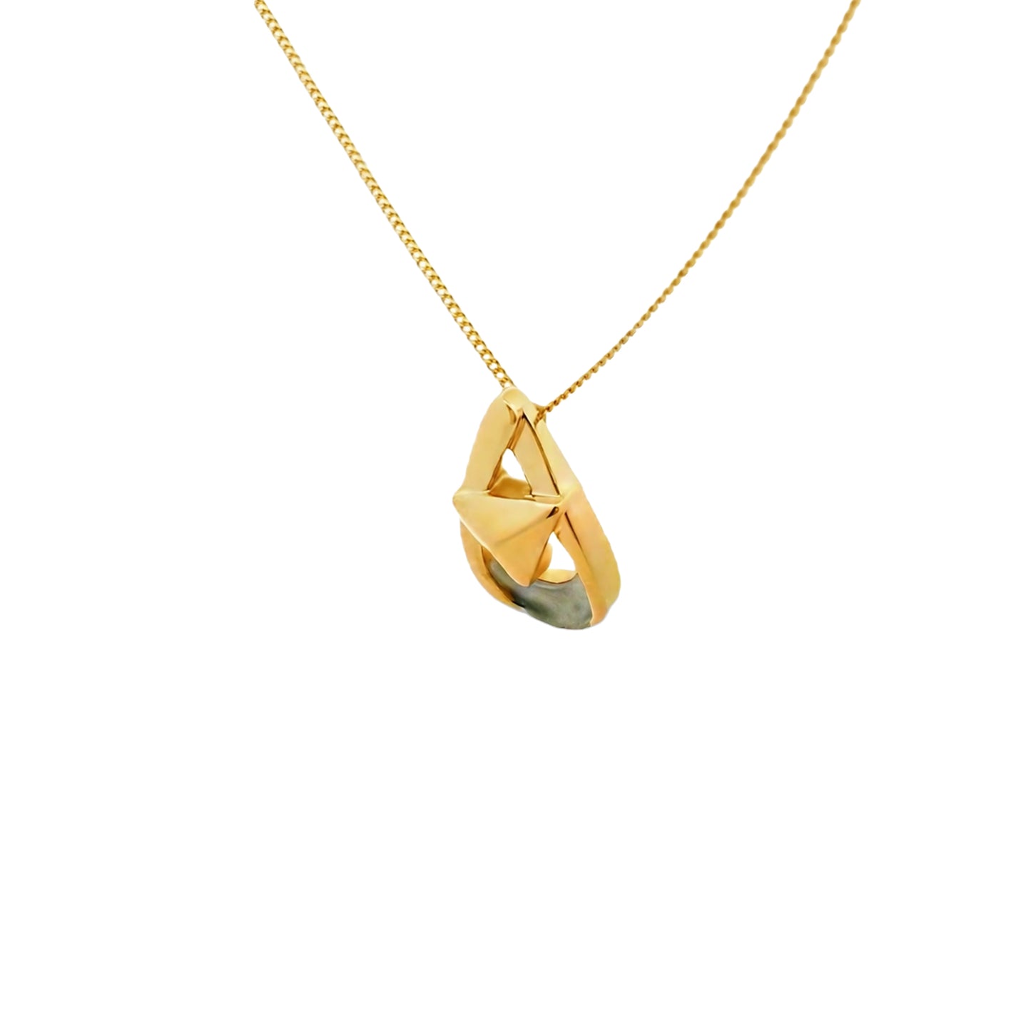 TriAura Gold Necklace