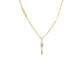 Elara Dangle Gold Necklace